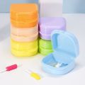 1/2/3 Pcs Portable Tooth Storage Box Orthodontic Braces Plastic Organizer Box Orthodontic Braces Denture Cleaning Storage Box. 