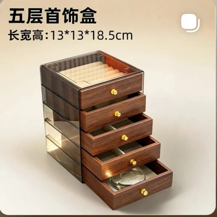 Acrylic%203-Drawer%20Velvet%20Jewelry%20Organizer%20Box%20%E2%80%93%20Multi-Functional%20Storage%20Trays%20for%20Earrings,%20Rings,%20Bracelets,%20Pendants%20&%20Watches%20%20Gift%20for%20Women%20-%20Image%208