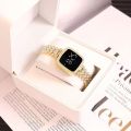 Luxury Diamond Watches for Ladies Premium Quality and Premium Designs and Premium Pack Pure Metal Body Touch Screen watch..... 