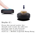 Mobile Triggers,Mobile Game Controller for PUBG Mobile,Fortnite Mobile Phone Gaming Triggers Sensitive Shoot and Aim Buttons Shooter Handgrip Compatible with Tablets & Phone. 
