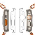 Transparent TPU Bumper Case for Ultra Smartwatch 49mm | Clear Shockproof Protective Cover.