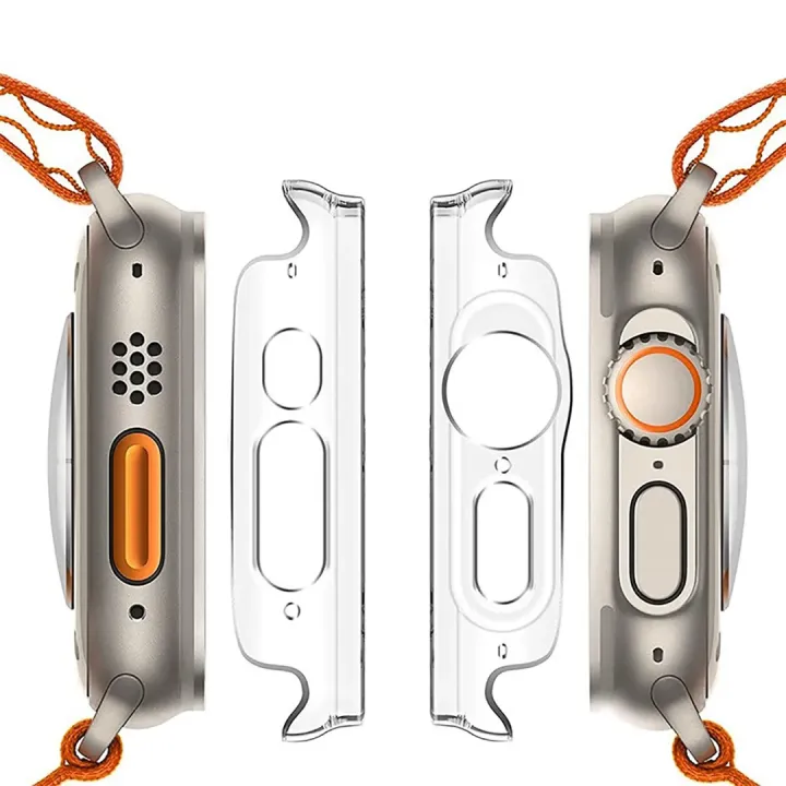 Transparent%20TPU%20Bumper%20Case%20for%20Ultra%20Smartwatch%2049mm%20%7C%20Clear%20Shockproof%20Protective%20Cover%20-%20Image%202