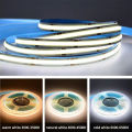 COB LED Strip Lights 12V 24V 10M 5M 3M 2M 1M 320LEDs/M High Density Flexible LED Tape 3000K 4500K 6500K Kitchen Room Decor 8mm. 