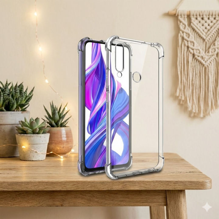 Huawei Y9 Prime 2019 Back Cover Transparent Extra Bumper Anti Shock Soft Crystal Clear Case For Huawei Y9 Prime 2019