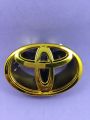 Toyota monogram logo, emblem, trademark, sign, mark, symbol, stamp, monogram, motif, badge, design, shield or figure. 