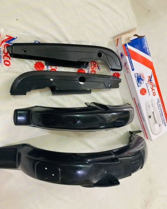 Plastic Chain cover And motor guard set For CD70 & chaina 70cc bike's