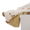 5 Pairs Kids Non-Slip Socks Cute Cartoon Fox Pattern Striped Baby Boys Girls Floor Socks Comfortable for Toddler Children. 