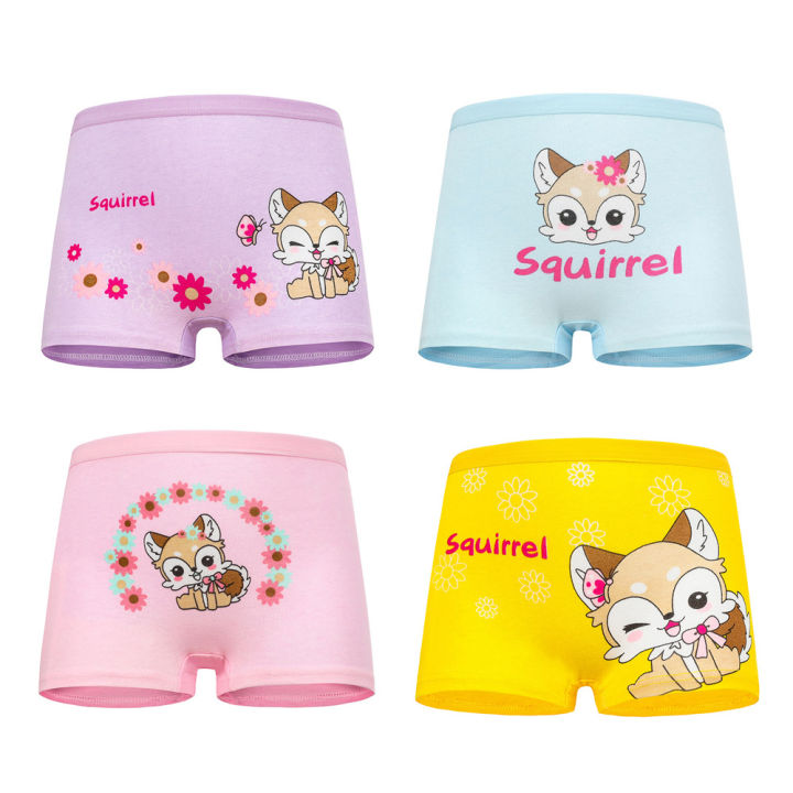 4%20Pieces/lot%20Design%20Children's%20Girls%20Panties%20Cotton%20Soft%20Pretty%20Cartoon%20Unicorn%20Child%20Underwear%20for%20Girls%20Kids%20Boxer%20Breathable%20-%20Image%202