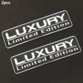 2PCS Limited Edition Emblem 3D Metal Badges Decal Sticker Auto Racing Sport Emblem for Rear Trunk Side Fender Car Motorcycle. 