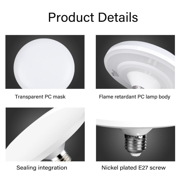 1PC%20220V%20LED%20Bulb%20E27%20Base%20Household%20Energy%20Saving%20Lamp%2020W%2030W%2040W%2060W%20100W%20Indoor%20Lighting%20Flying%20Saucer%20Light%20Ampoule%20E27%20-%20Image%206