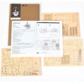 DIY 3D Wooden Puzzle for Assembly Puzzle Laser Cutting Sailing Ship Biplane Steam Locomotive Train Toy DIY Kit for Adults Child. 