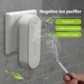 Portable Air Purifier Anion Filter Plug-in Negative Ion Generator Smoke Remover Odor Eliminator Cleaner for Home Office.