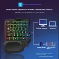 Unsharkable One-handed keyboard mechanical feel Chicken Throne keyboard and mouse set mobile game Peace Elite peripherals. 