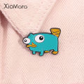 Perry The Platypus Enamel Pin Cartoon Anime Characters Cute Duck Brooch Lapel Backpack Badge Funny Jewelry  For Friends ﻿. 
