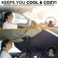 Car Window Sunshade Cover Sun Shade Windshield Visor Protector Windscreen Folding Auto UV Protection Curtain Styling Accessories. 