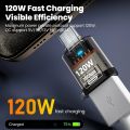 120W USB to Type C OTG Adapter 10Gbps High Speed Data Transfer USB C Converter For iPhone Samsung Xiaomi Huawei Type C Connector.