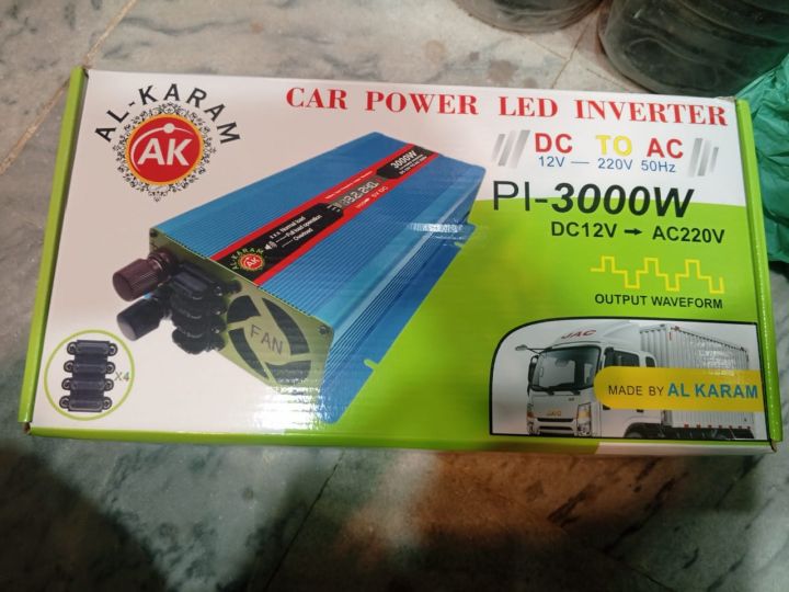 Al Karam 3000watt inverter display Screen DC 12volt  To AC