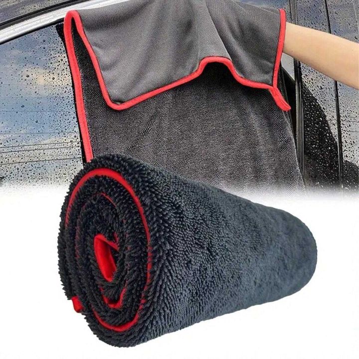 Super absorbent microfiber car towel, compact design, strong water absorption, suitable for cars, trucks and ships.