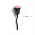 1pc Black Rose Shaoed Loose Powder Makeup Brush Women Face Beauty Tools Nail Art Dusting Brush Foundation Grooming Makeup Tools. 