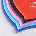 Silicone swim caps Swim Cap Adult Silicone Waterproof Unisex Solid Color Pool Diving Cap Long Hair. 