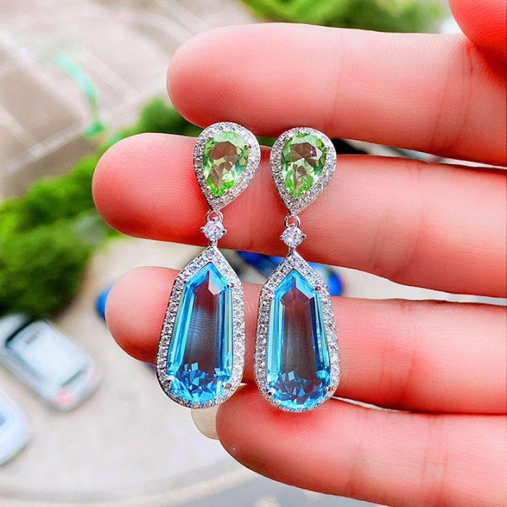 Huitan%20Colorful%20Bridal%20Dangle%20Earrings%20for%20Wedding%20Inlaid%20Geometric%20Cubic%20Zirconia%20Top%20Quality%20Women%20Earrings%20Luxury%20Jewelry%20New%20-%20Image%204