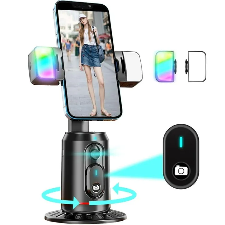 Auto%20Face%20Tracking%20Tripod%20360%C2%B0%20Rotating%20Auto%20Tracking%20Phone%20Stand,%20No%20App,%20Gesture%20Control%20Smart%20Shooting%20Camera%20Mount%20with%20Selfie%20Light%20and%20Remote%20for%20Live%20Vlog%20Streaming%20Video%20Tiktok-Rechargeable%20-%20Image%202