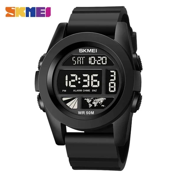 Men Fashion Stopwatch Luminous Waterproof Digital Sports Men's Watch ...