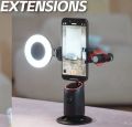 P05 Auto Tracking Gimbal AI Face Following 360 Degree Rotating Phone Holder Video Vlog Live Stabilizer Tripod For Smartphone. 