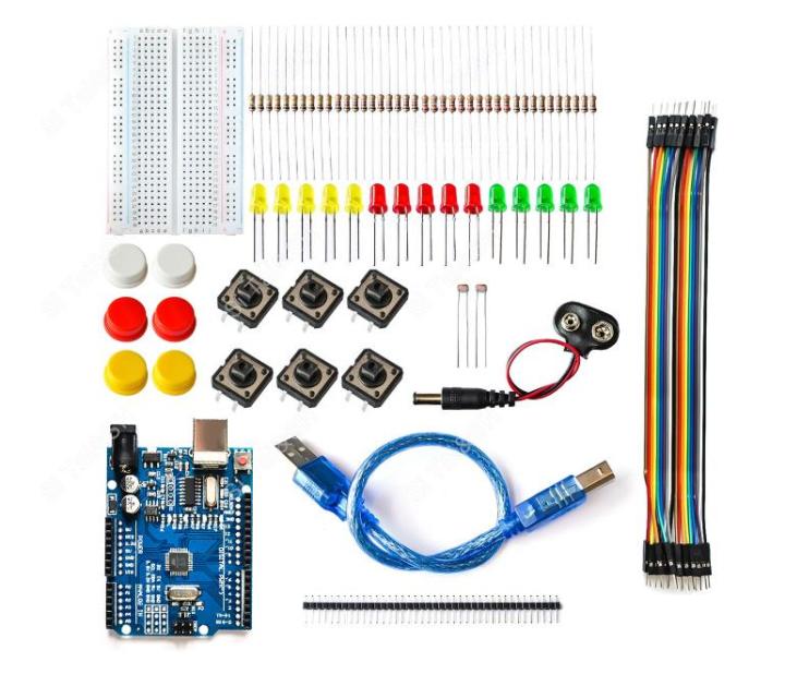 Jumper Arduino R3 SX New And Original Starter Kit For UNO R3 Mini Breadboard LED Jumper ...
