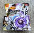 Beyblade Beyblade with shock and 4D pull strap on front cover. 