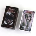 Mystic Black Rose Oracle Deck 78 Pcs Situations Tarot Cards Twin Flame Love Keywords Deck Healing Shadow Work Unique 10.3*6cm. 