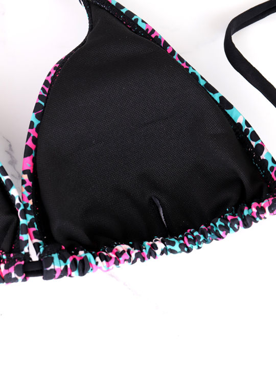 Two-Piece%20Women's%20Split%20Bikini%20Set%20Summer%20Strappy%20And%20Lace-Up%20Colorful%20Polka%20Dot%20Printed%20Lady's%20Bikini%20Beach%20Vacation%20Swimsuit%20-%20Image%204