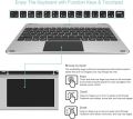 Artek Hb329T iPad 10 Gen 10.9-inch Keyboard Case with Trackpad, Arteck Bluetooth. 