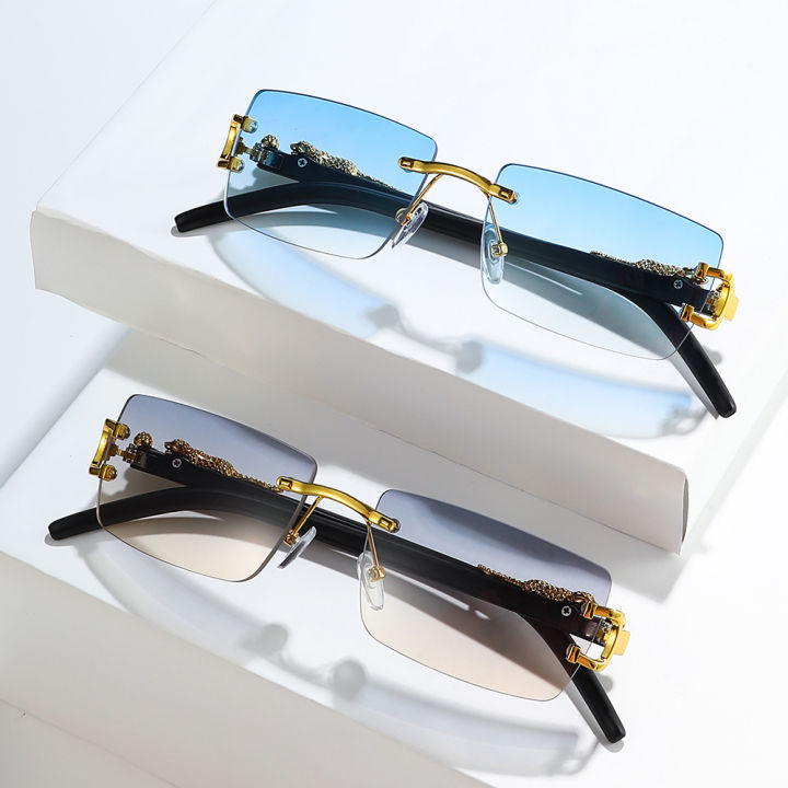 Fashion%20Rimless%20Sunglasses%20Women%20Men%20Cheetah%20Decoration%20Rectangular%20Brand%20Designer%20Sun%20Glasses%20-%20Image%204