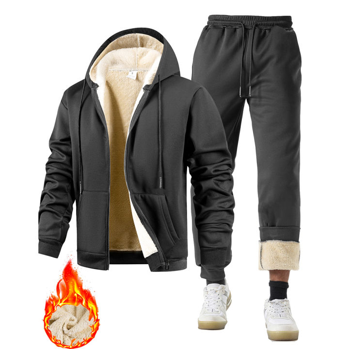 Men's%20Suit%20Two-Piece%20Tracksuit%20Plush%20Thickened%20Warm%20Sports%20Jacket+Trousers%20Sports%20Suit%20Winter%20Outdoor%20Casual%20Hoodie%20Sportswear%20-%20Image%206