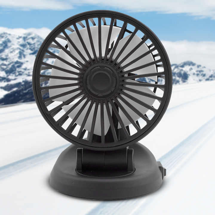 Mini Vehicle Cooling Device Adjustable 5/12/24V Car Radiator Fan 2 ...
