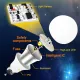 12W E26/E27 LED Light Bulbs Dusk to Dawn/Radar Motion Sensor Outdoor Light AC85-265V Day Night Light Auto ON/OFF LED Smart Lamp. 
