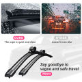 Wiper Front Wiper Blades 2pcs For Nissan Qashqai J11 2013-2020 Windshield Windscreen Front Window 26"+17" Accessories.