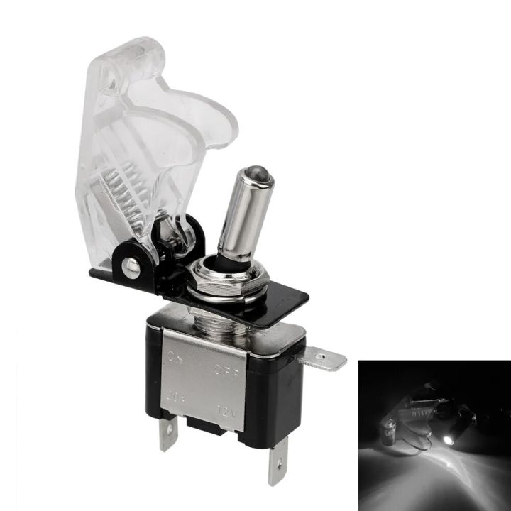 1PCS%2012V%2020A%20Toggle%20Switch%20LED%20Switch%20Car%20Auto%20Cover%20LED%20Light%20With%20Protective%20Cover%20SPST%20Toggle%20Rocker%20Switch%20Control%20On/Off%205%20-%20Image%207