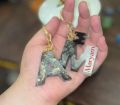 customized Alphabet keychain, with your name on it, Resin art, Best Gift. 
