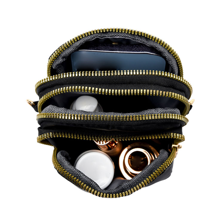 Multi-purpose%20waterproof%20wear-resistant%20large%20capacity%20crossbody%20bag%20women's%20multi-layer%20zipper%20neck%20shoulder%20mobile%20phone%20bag%20-%20Image%205