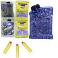 Soft bullet shooting gun for toy gun kids 2 in 1 water bubbles water crystal ball & with 3 bullets. 