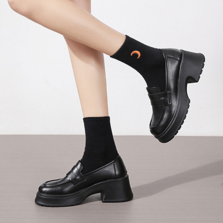 Lucyever%20Women's%20Loafers%202024%20Spring%20British%20Style%20Slip%20On%20Platform%20Mary%20Jane%20Shoes%20Woman%20Japanese%20Jk%20Uniform%20Lolita%20Shoes%20Women%20-%20Image%205