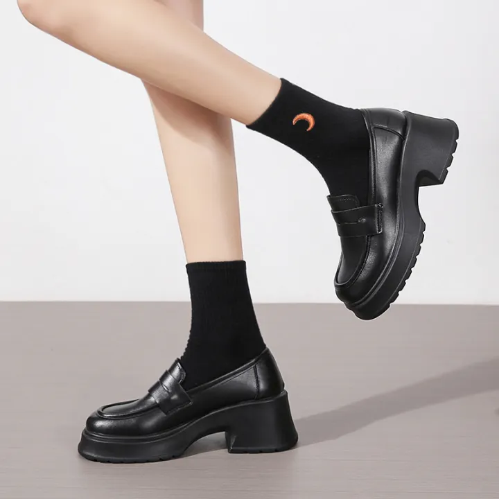 Lucyever%20Women's%20Loafers%202024%20Spring%20British%20Style%20Slip%20On%20Platform%20Mary%20Jane%20Shoes%20Woman%20Japanese%20Jk%20Uniform%20Lolita%20Shoes%20Women%20-%20Image%205