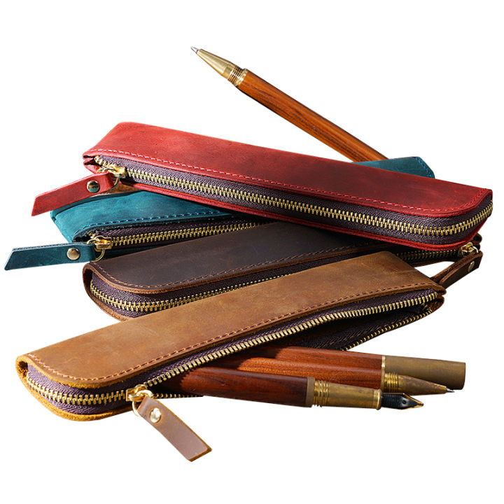Portable%20Genuine%20Cowhide%20Pencil%20Case%20Retro%20Leather%20Pen%20Bag%20Storage%20Pouch%20for%20Pens%20Stationery%20Holder%20School%20Office%20Supplies%20-%20Image%207
