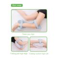 Multifunctional leg clamp pillow soft slow rebound memory cotton sleep pad foot pillow to maintain leg knee and hip curves. 