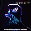 Fantasy GPU Bracket ARGB AURA SYNC Video Card Jack Bracket Vertical Installation For ASUS MSI AORUS Faith Black/White PC MOD. 