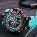 New STRYVE Watch for Men's Digital-Analog Dual Movement Calendar Week Waterproof Watches Fashion Sports Men's Wrist Watches 8025. 