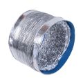 ALUMINIUM FLEXIBLE SPRING PIPE FOIL DUCT (4 INCH 1.5M , 2M , 3M , 4M , 5M ) FOR WASHROOM KITCHEN VENTILATION SYSTEM. 
