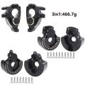 Front and Rear Portal Axle Brass Knuckle Cover Weights for 1/10 RC Crawler Vanquish VS4-10 Phoenix F10 Chassis Upgrade.